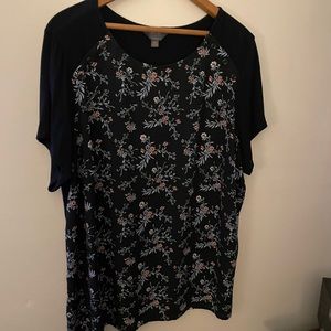 Mix by 41 Hawthorne short sleeve top size 1x